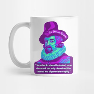 Sir Francis Bacon Portrait and Quote Mug